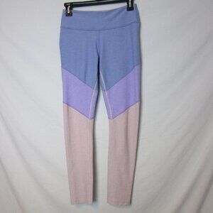 Outdoor Voices Leggings 7/8 Springs Pink Purple Colorblock Cropped Active Small